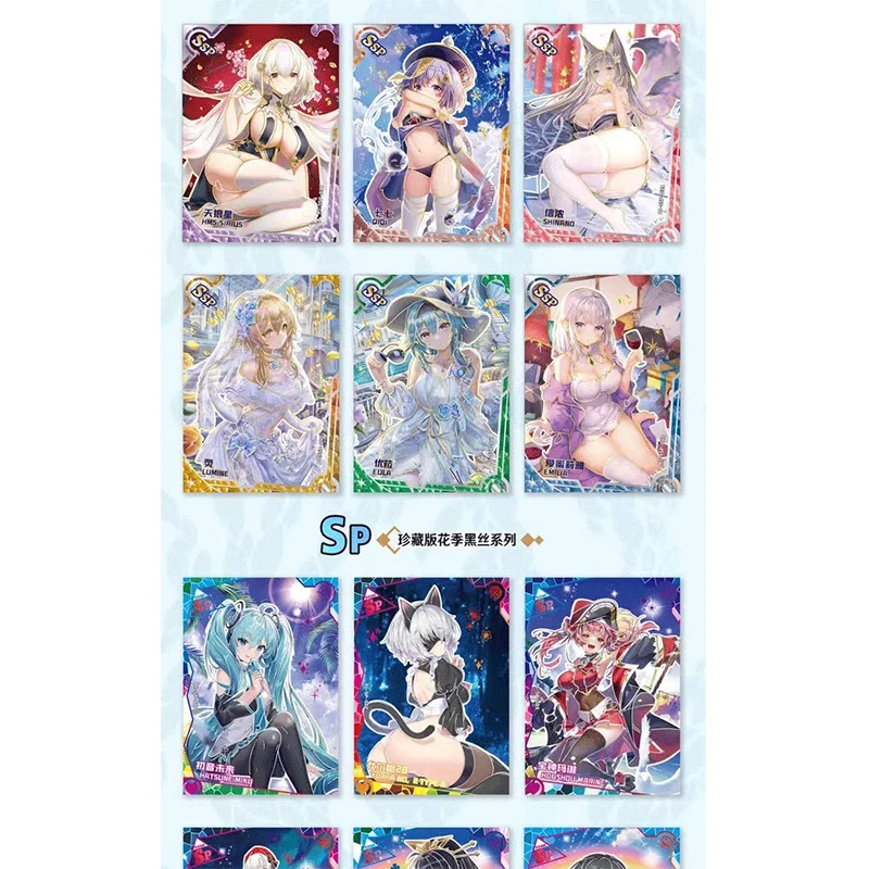 New Goddess Story Collection Card Booster Box Waifu Anime 18 ± Sexy Game Trading  Swimsuit Girl Tcg Party Toys Hobbies Gift