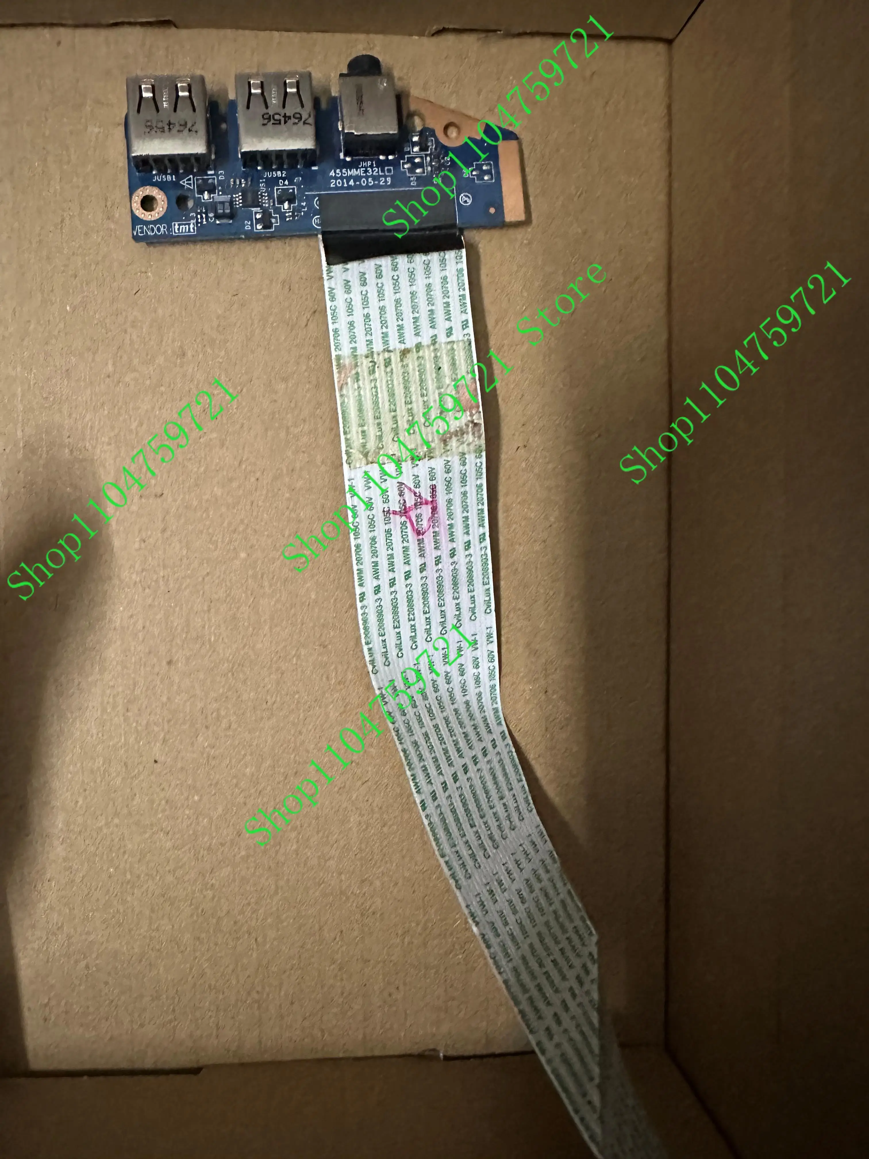 

USB-аудиоплата для ноутбука DB с кабелем для HP ProBook 440 450 455 470 G2 серии LS-B183P ZPL70 MBX0001MR00