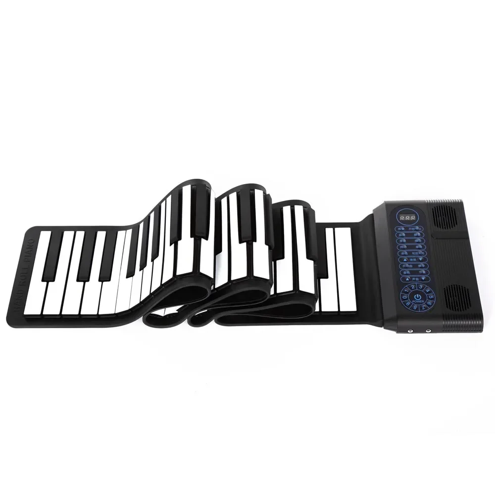 IWord Professional S3088 Silicone Flexible 88 touches Piano enroulable à la main double haut-parleurs intégrés