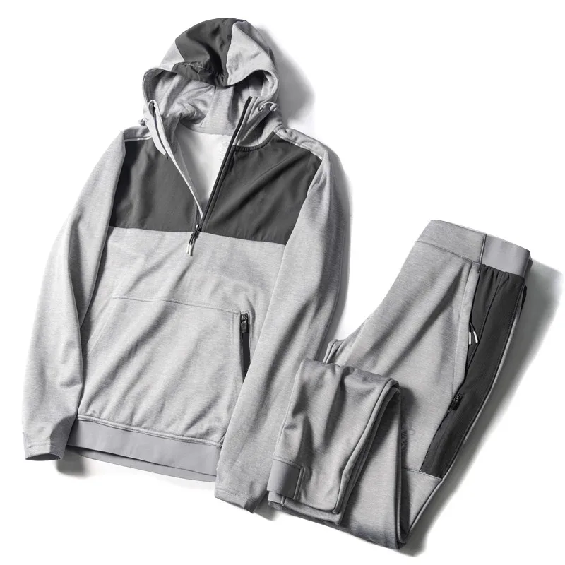 

England High End Sport Fitness Men's Sweatshirt Sweatpants Casual Set Long Sleeve Spring Collection Fashionable Active Wear