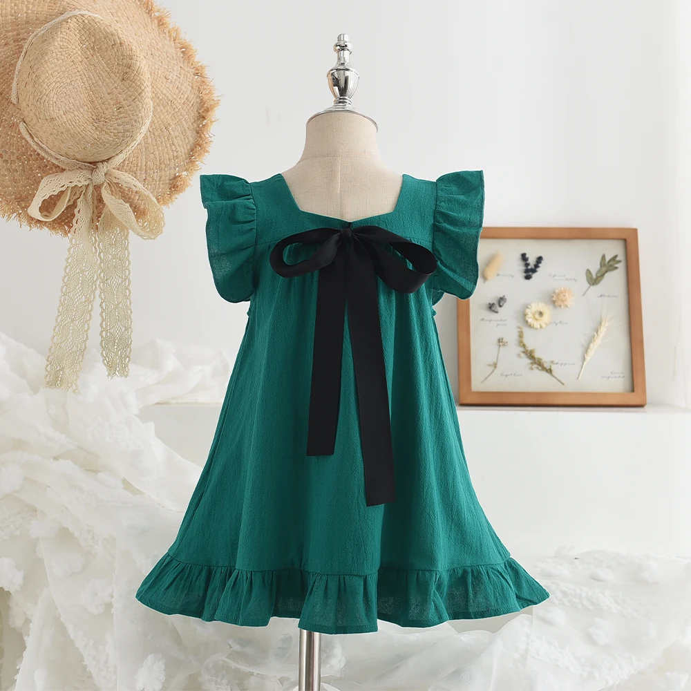 Bär Führer Mädchen Elegante Kleider 2023 Neue Sommer Kinder Party Kostüme Mädchen Floral Prinzessin Outfits Kinder Vestidos Kleidung