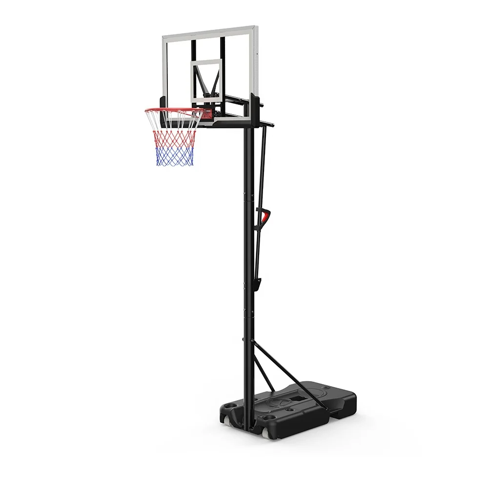 7.5-10ft Height Adjustable Outdoor Basketball Stand Hoop with Basketball Backboardpromote sales