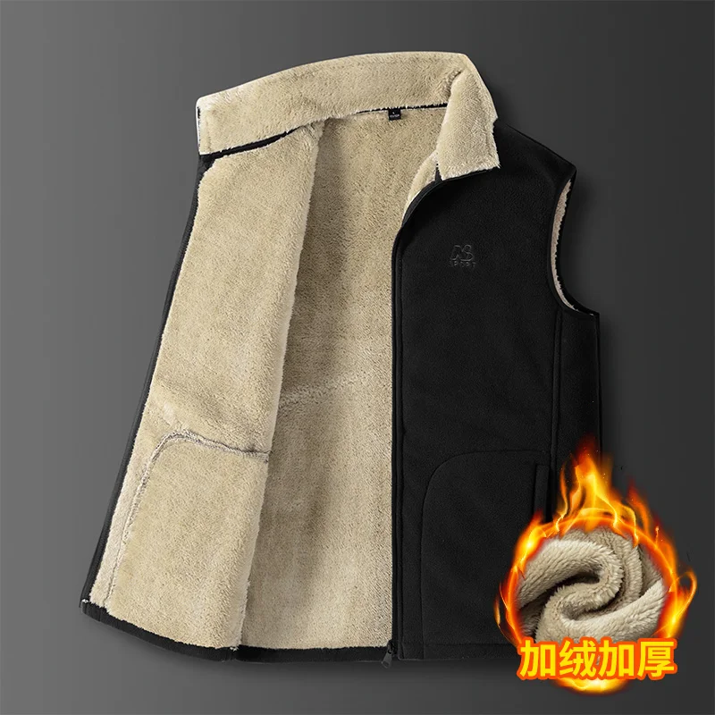 

2023 Winter New Vest Men's Warm and Thickened Casual Fashion Simple and Comfortable Outdoor Trendy Men's Essential Handsome Coat