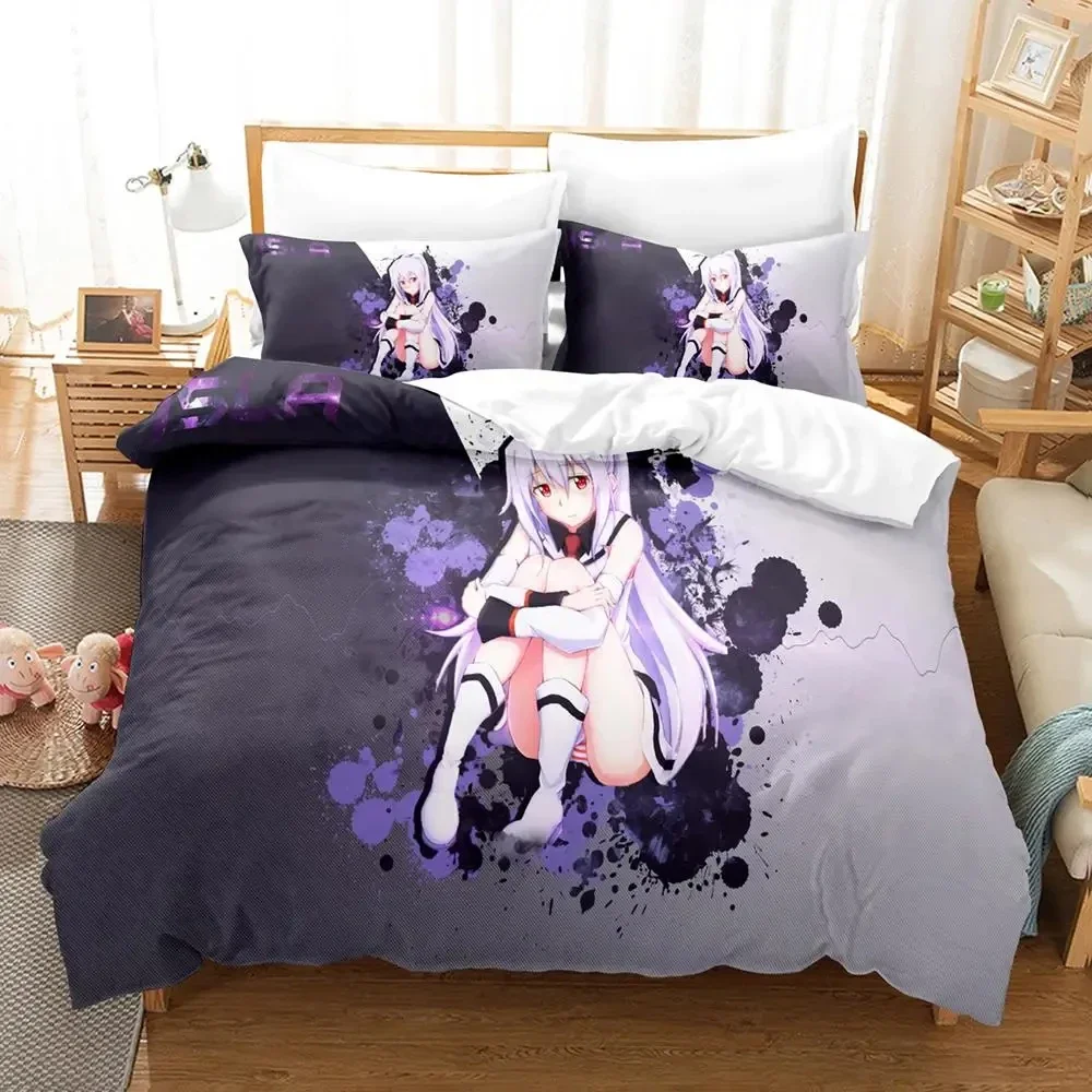 3D Print Anime Plastic Memories Isla Bedding Set Duvet Cover Bed Set Quilt Cover Pillowcase Comforter king Queen Size Boys Adult