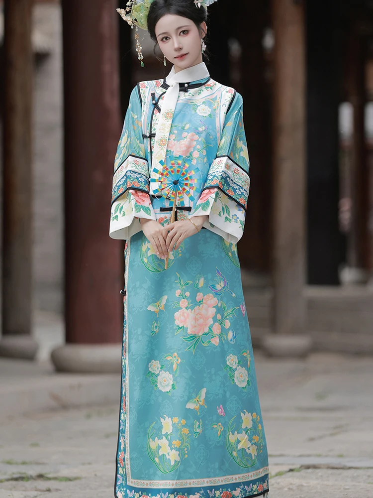 original-huazhao-pavilion-qing-dynas-lady's-costume-hanfu-qing-dynas-princ-clothing-gege-ancient-sle-small-co