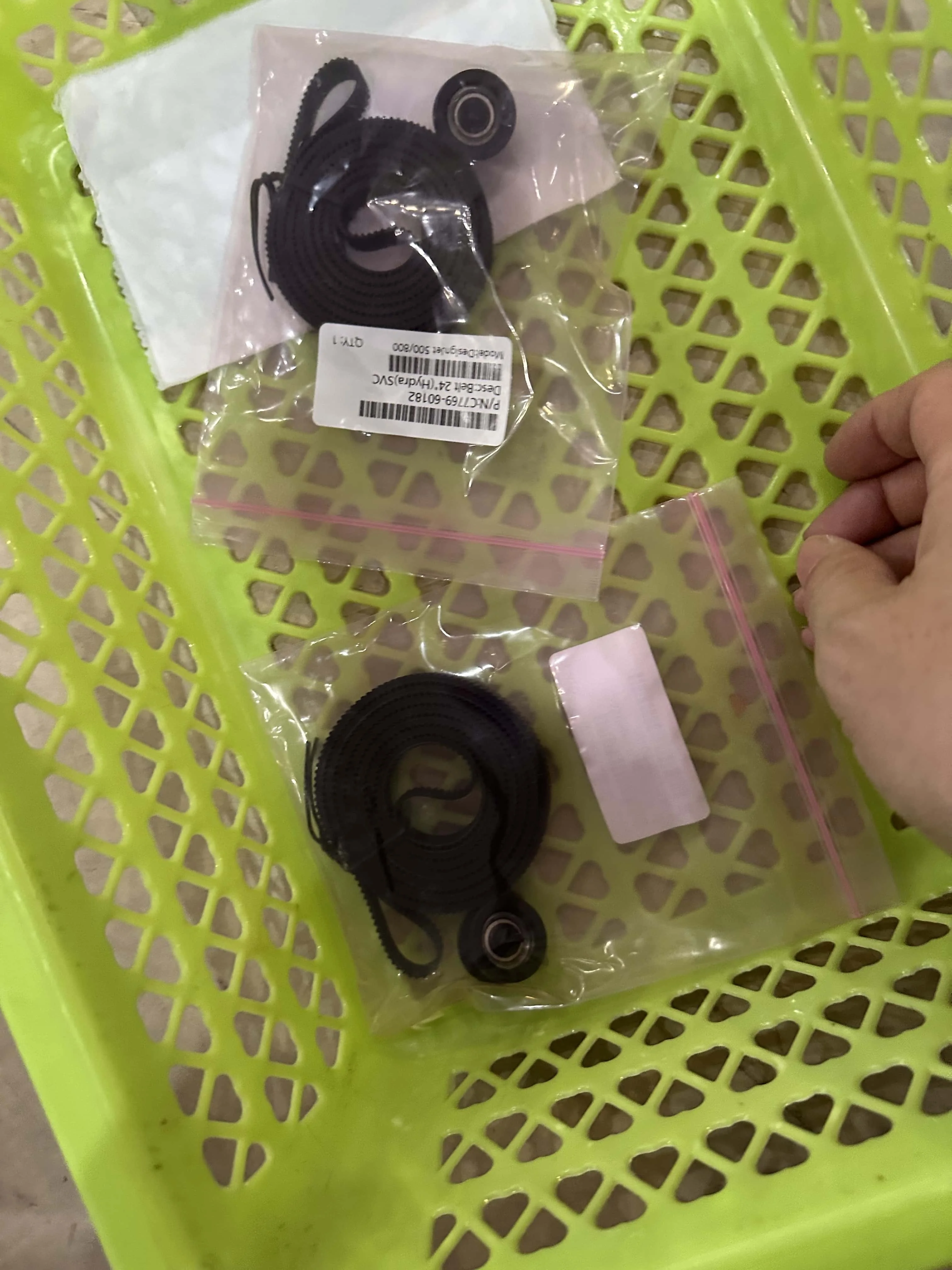 

C7769-60182 Carriage Belt with Pulley 24'' 24 inch A1 for HP DesignJet 500 500PS 510 510PS 800 800PS Plus 4500 820 MFP 4020 T620