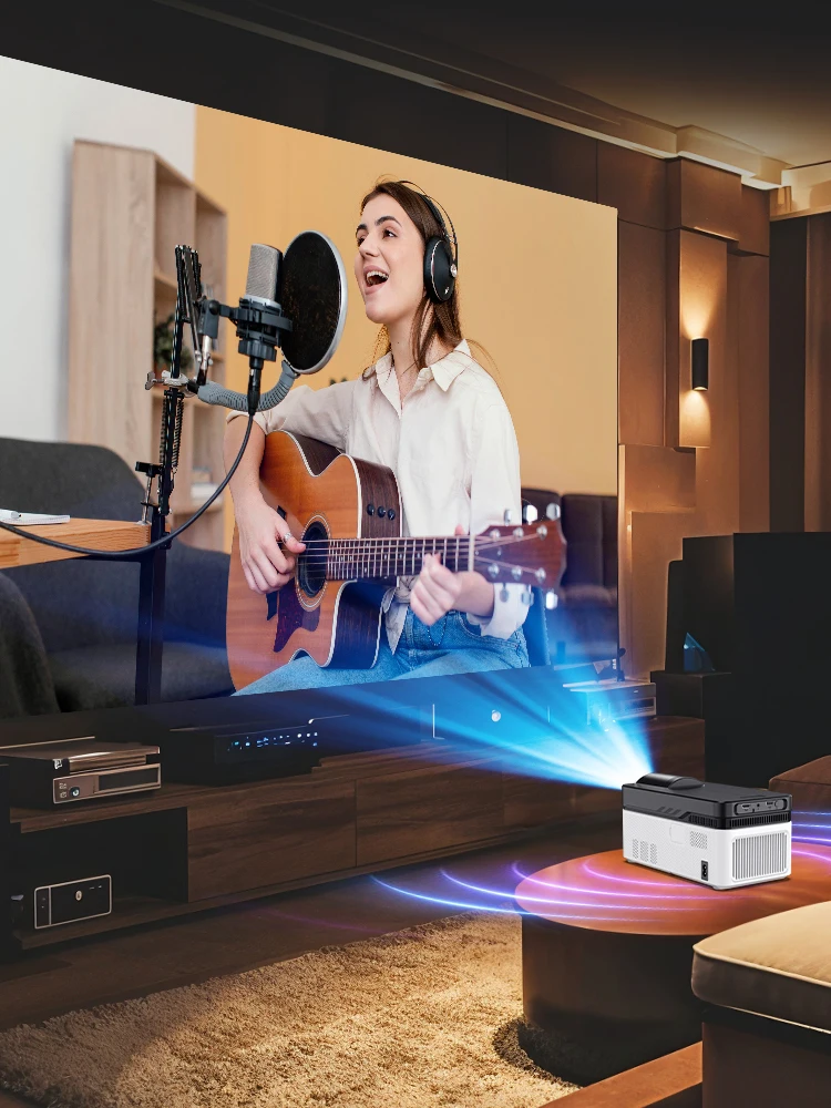 Projetor Magcubic Ultra Short Throw HY450 com deslocamento automático 8K 4K 1080P 900ANSI BT5.4 Foco