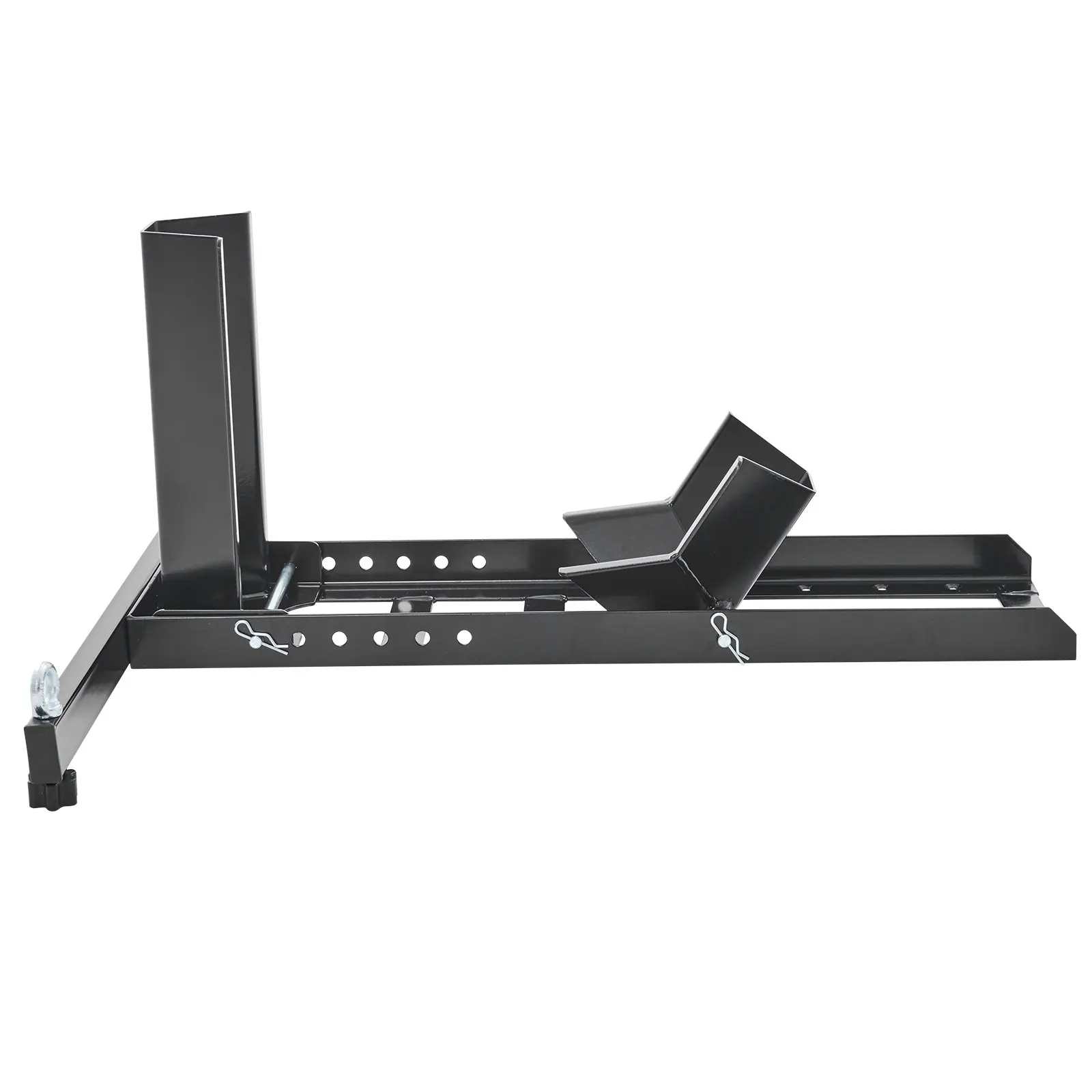 

Motorcycle Wheel Chock Upright, 1800 Lbs Capacity, Heavy-duty Steel Motorcycle Front Wheel Stand With 6 Adjustable Holes, For