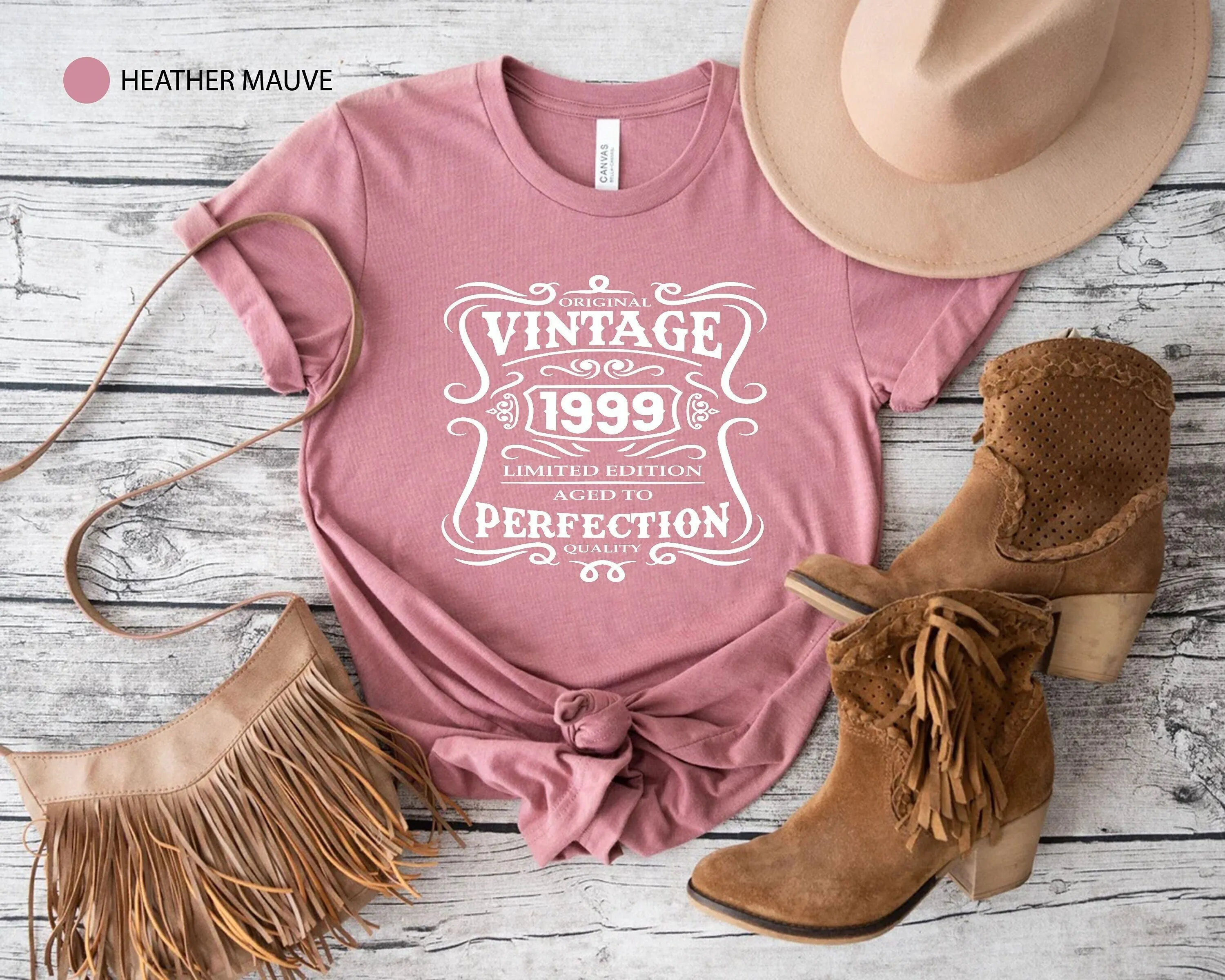 

25Th Birthday T Shirt Vintage 1999 Limited Edition Aged For Men Best Friend Women