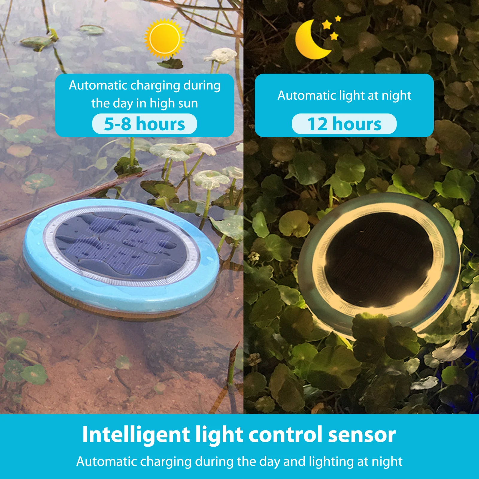 

Погружной солнечный плавающий светильник для бассейна, водонепроницаемый IP68, подводный светодиодный фонарь для улицы, 1800 мАч, для вечеринок у бассейна, ванны, садового декора