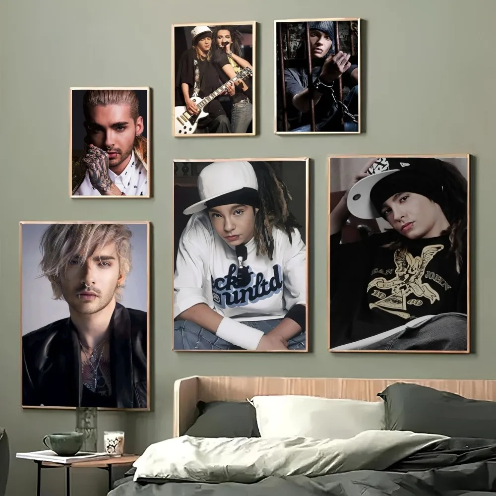 1pc B-Band Bill Kaulitz Tokio Hotel  Poster Paper Print Home Bedroom Entrance Bar Cafe Art Painting Decoration