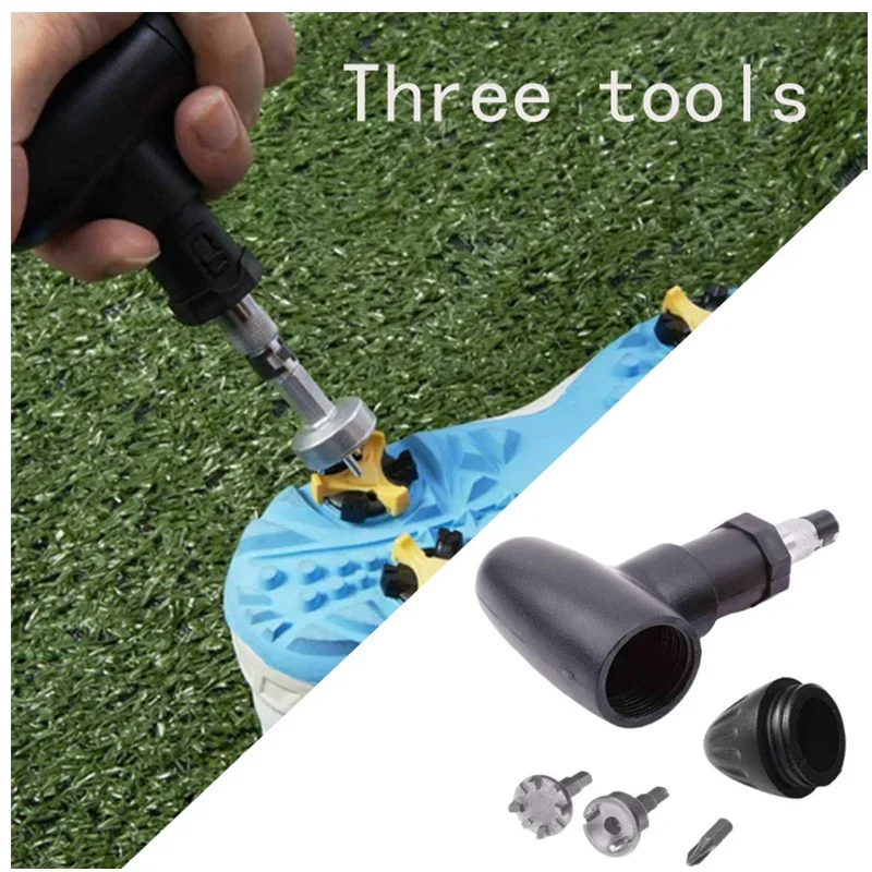 

1 шт. Черный гаечный ключ для шипов для гольфа, прочный инструмент для снятия шипов, для надежной регулировки, аксессуары для гольфа