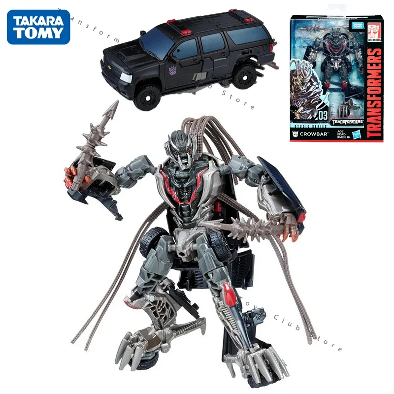 

In Stock Takara Tomy Transformers Classic Movie 3 Enhanced Class D SS03 Crowbar Action Figures Collecting Hobbies Toy Gift