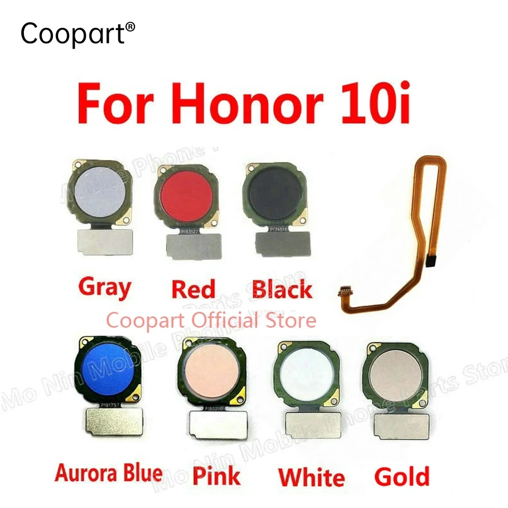 For Huawei Honor 10i Touch ID Fingerprint Sensor Scanner Connector Home Return Button Key Flex Cable