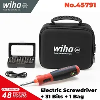 Wiha Electric Screwdriver SpeedE PocketDrive 31 pieces 1.0 Nm + 5.0 Nm .Type-C charging connector .Wiha Storage Bag NO.45791