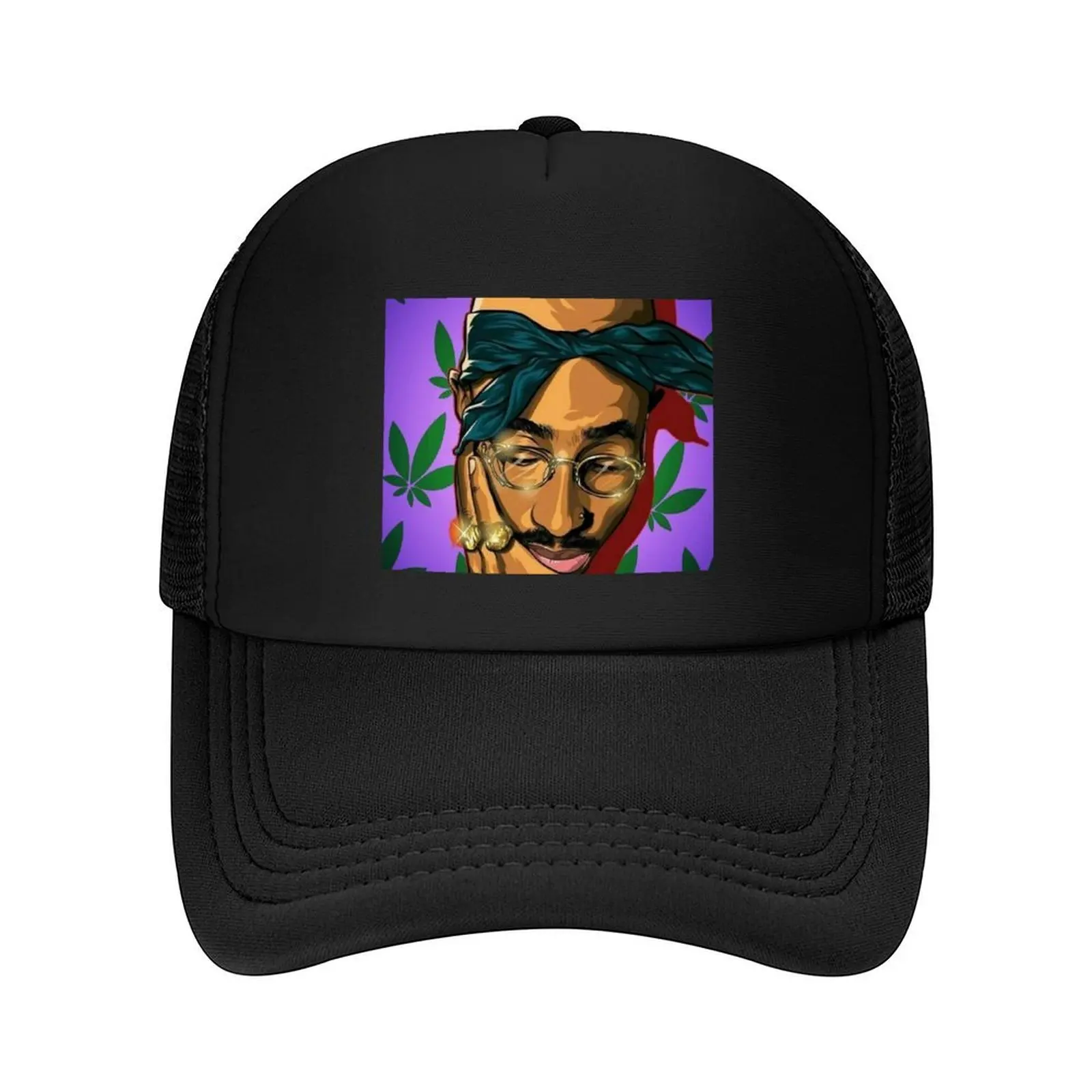 

Tupac Baseball Cap custom Hat Sunscreen Golf Wear cute Female Men's