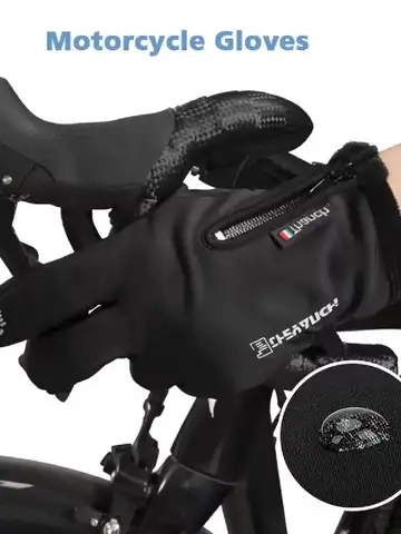 Winter Gloves Waterproof Thermal Touch Screen Thermal Windproof Warm Gloves Cold Weather Running Sports Hiking Ski Gloves