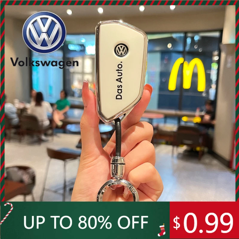 

Для VW Volkswagen Jetta MK5 Golf 3-кнопочный смарт-ключ из ТПУ, автомобильный пульт дистанционного управления, защитная крышка, держатель для VW Volkswagen Golf 8 MK