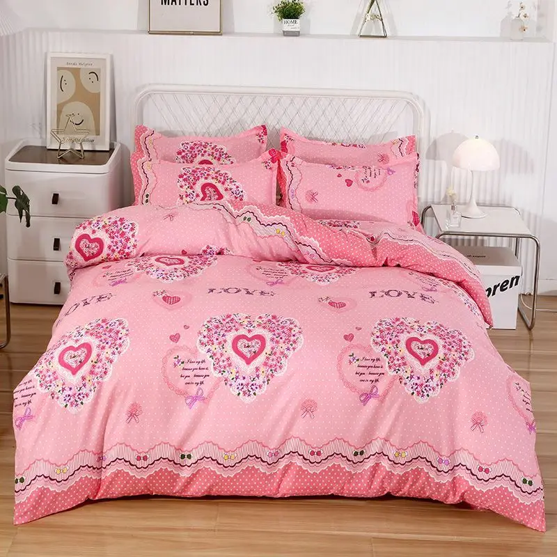 Bohemian Style Soft Skin-Friendly Duvet Cover with Creative Print Design 200X230CM for Single Double Queen Size Bedding