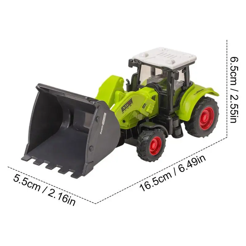 Realistic Forklift Pull Back Toy Cars Educational Pull Back Warrior Engineering Vehicle Model Push And Go Mini Car Toys For Kids