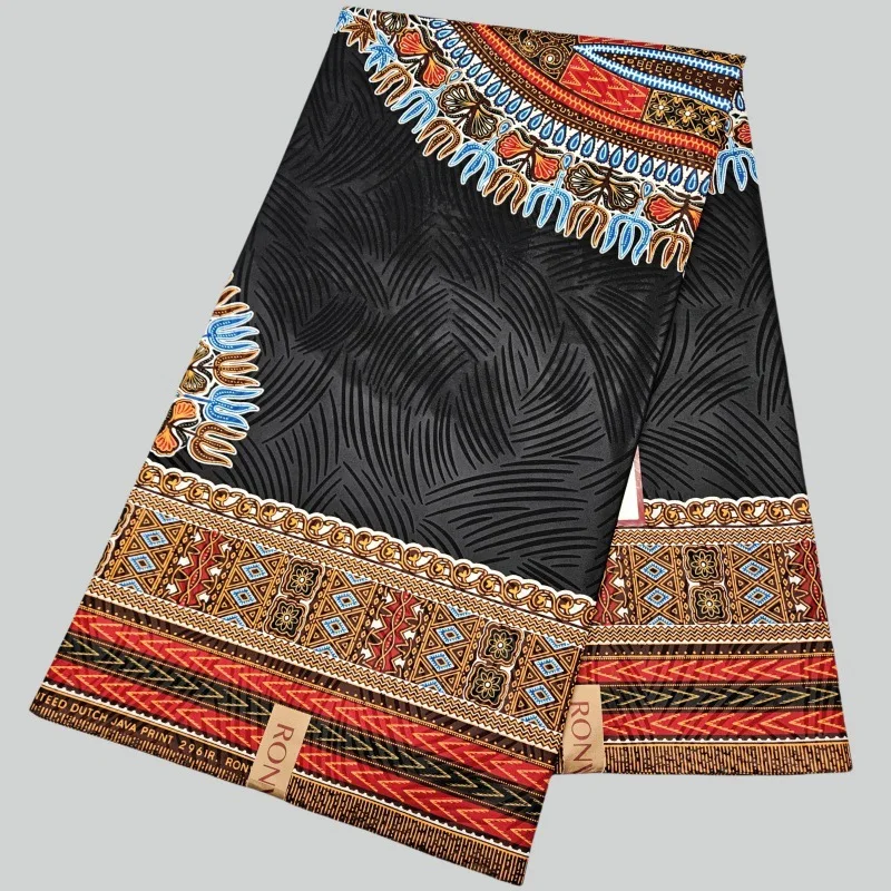 

Серая хлопковая ткань в африканском стиле Java с принтом в стиле батик, 6-ярдовая длинная восковая ткань для шитья одежды «сделай сам», брюки, наволочки R2317