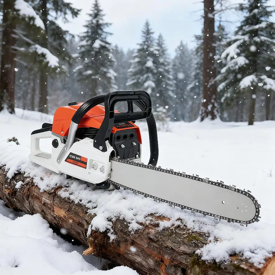 2-السكتة الدماغية 52cc 2000 واط تعمل بالغاز بالمنشار اسطوانة واحدة قوية سهلة البدء ث/حقيبة أدوات لقطع الخشب حديقة المنزل #1