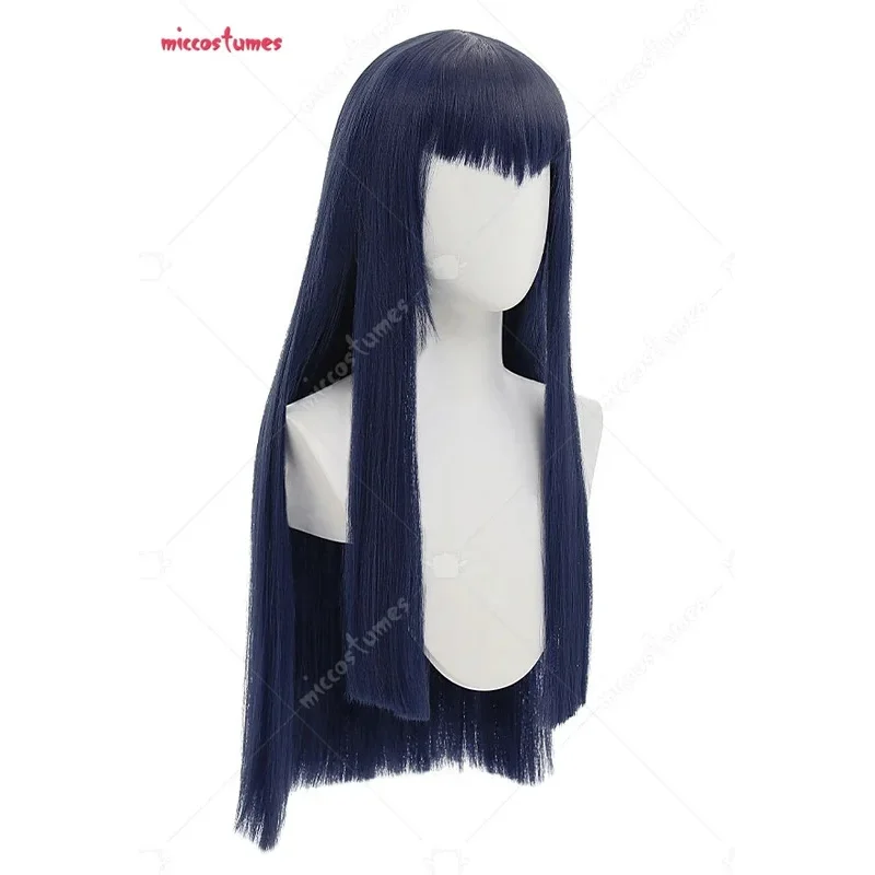 miccostumes-女性サツキコスプレブルーロングストレートウィッグ前髪付き