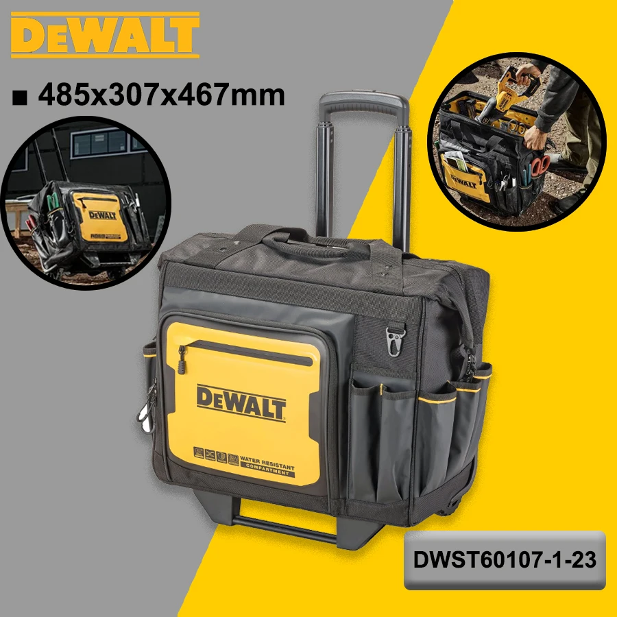 DEWALT PRO Series Tool Backpacks Rolling Tool Bag Power Tool Accessories DWST60107-1-23