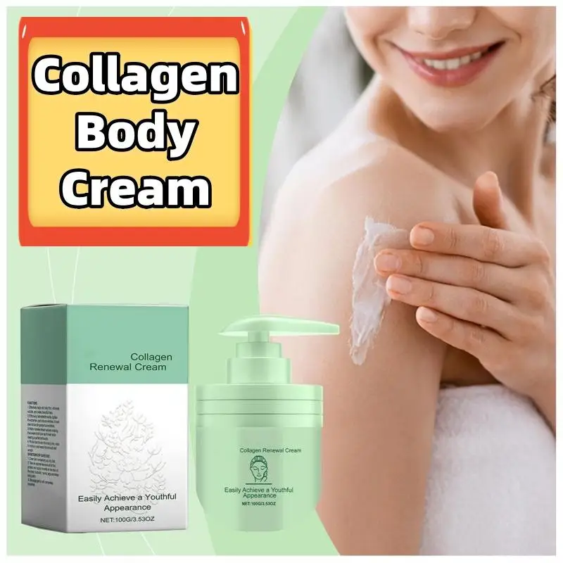 

Collagen Body Cream Firming Remove Wrinkle Dark Spots Anti-Chapping Toning Bleaching Leg Moisturizing Skin Lightening Cream