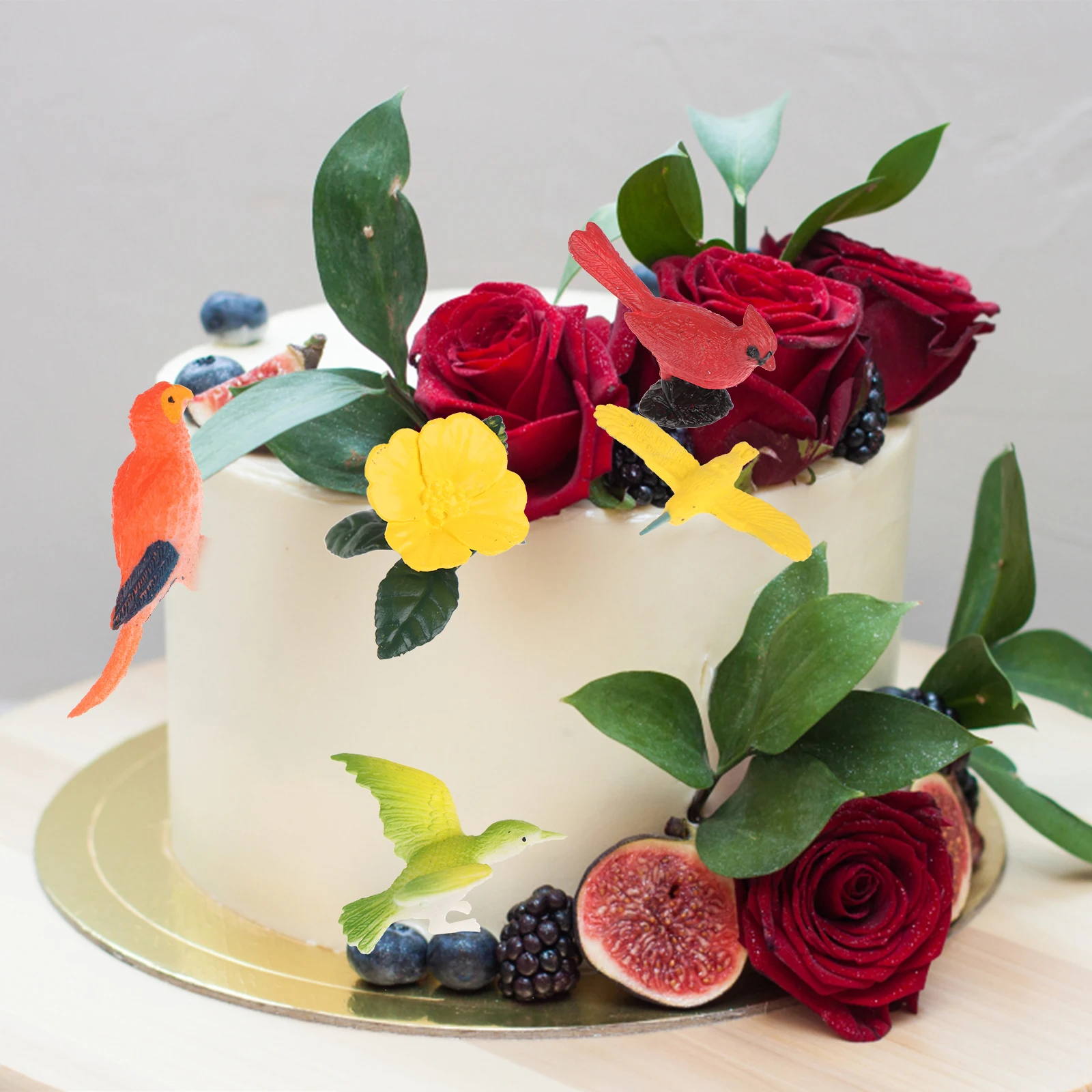 [JT] 29 قطعة تماثيل حيوانات الطيور الواقعية شخصيات حيوانات الطيور الصغيرة نموذج بلاستي