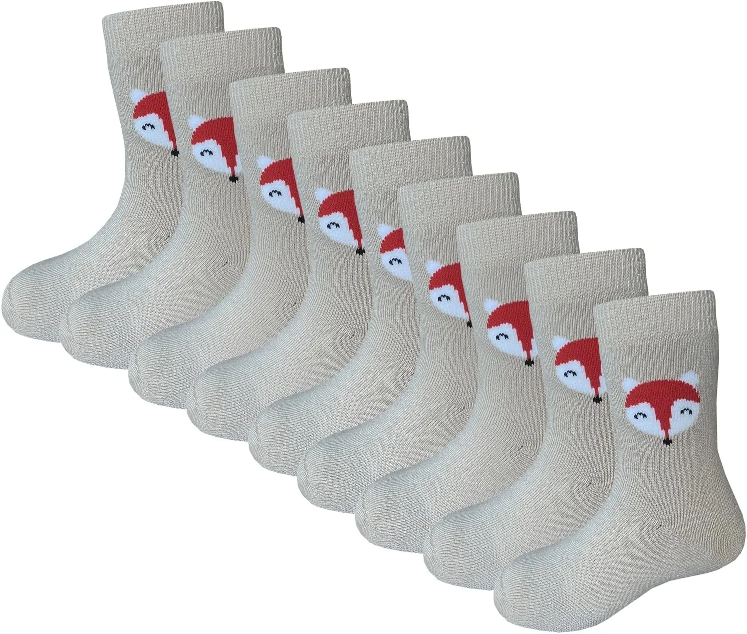 YALION Wintersocken Stoppersocken Krabbelsocken Babysöckchen für Kinder Jungen Mädchen
