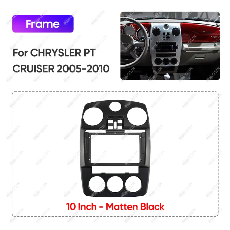 For CHRYSLER PT CRUISER 2005-2010 9 INCH Car Radio Android Stereo Audio Screen Multimedia Video Player Navigation Harness Cable