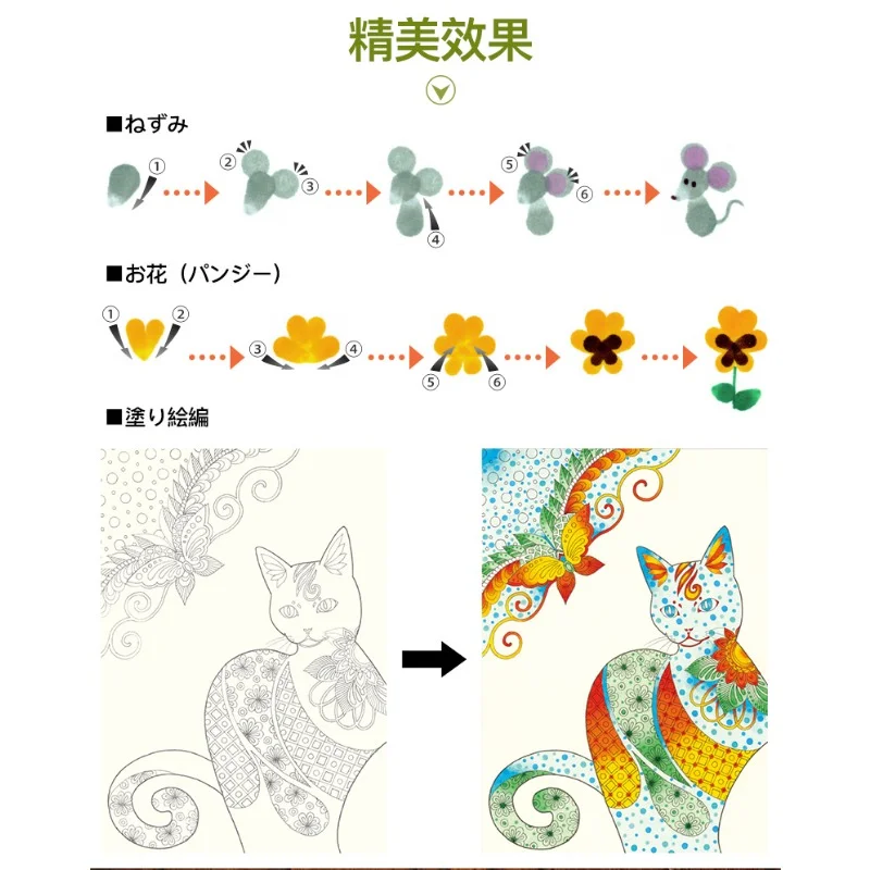 1pc Japan Zig Kuretake Clean Color DOT TC-6100 Double-Tip Watercolor Marker Pen Art Painting&Round Stamping for Students