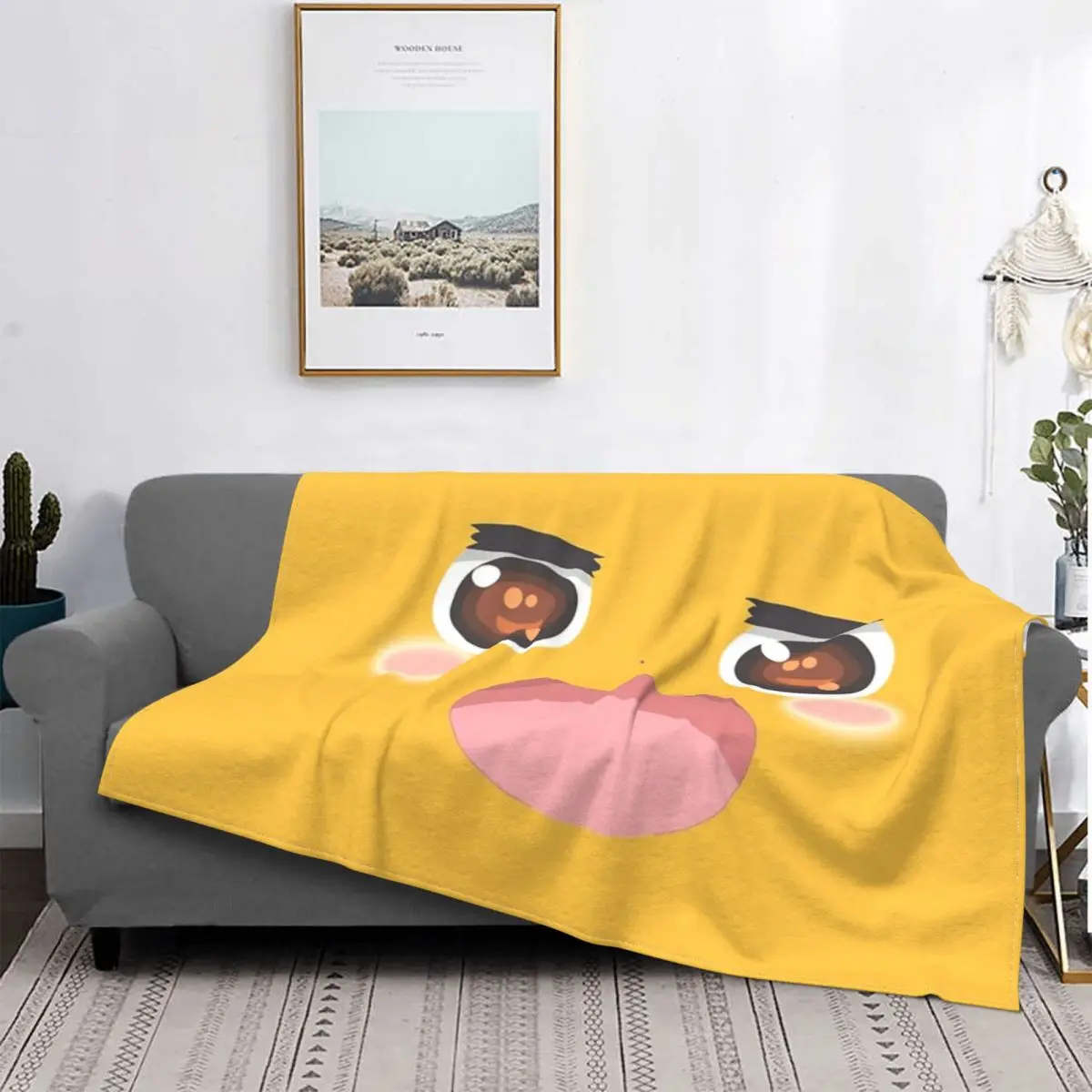 Expression Blanket Himouto! UmaruChan Plush Autumn/Winter Cute Lightweight Throw Blankets For bed Bedspread