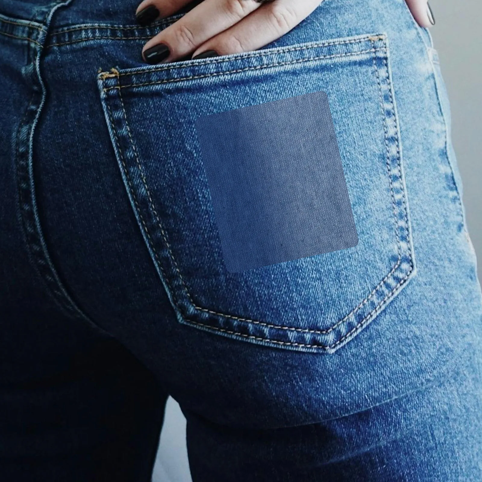 

4 Pcs Jeans Patch Denim Cloth Sewing Patches for inside Clothing Clothes Holes Repairing