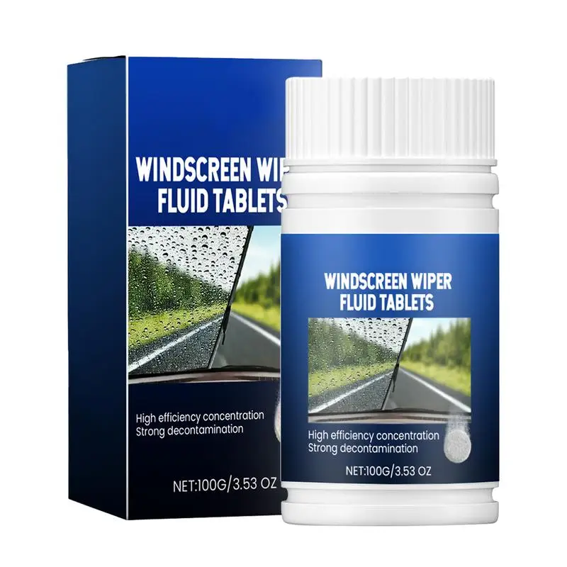 Car windshield cleaning effervescent tablets Car Windshield Outdoor Window Cleaner Long-Lasting For Polish And Restore Glass