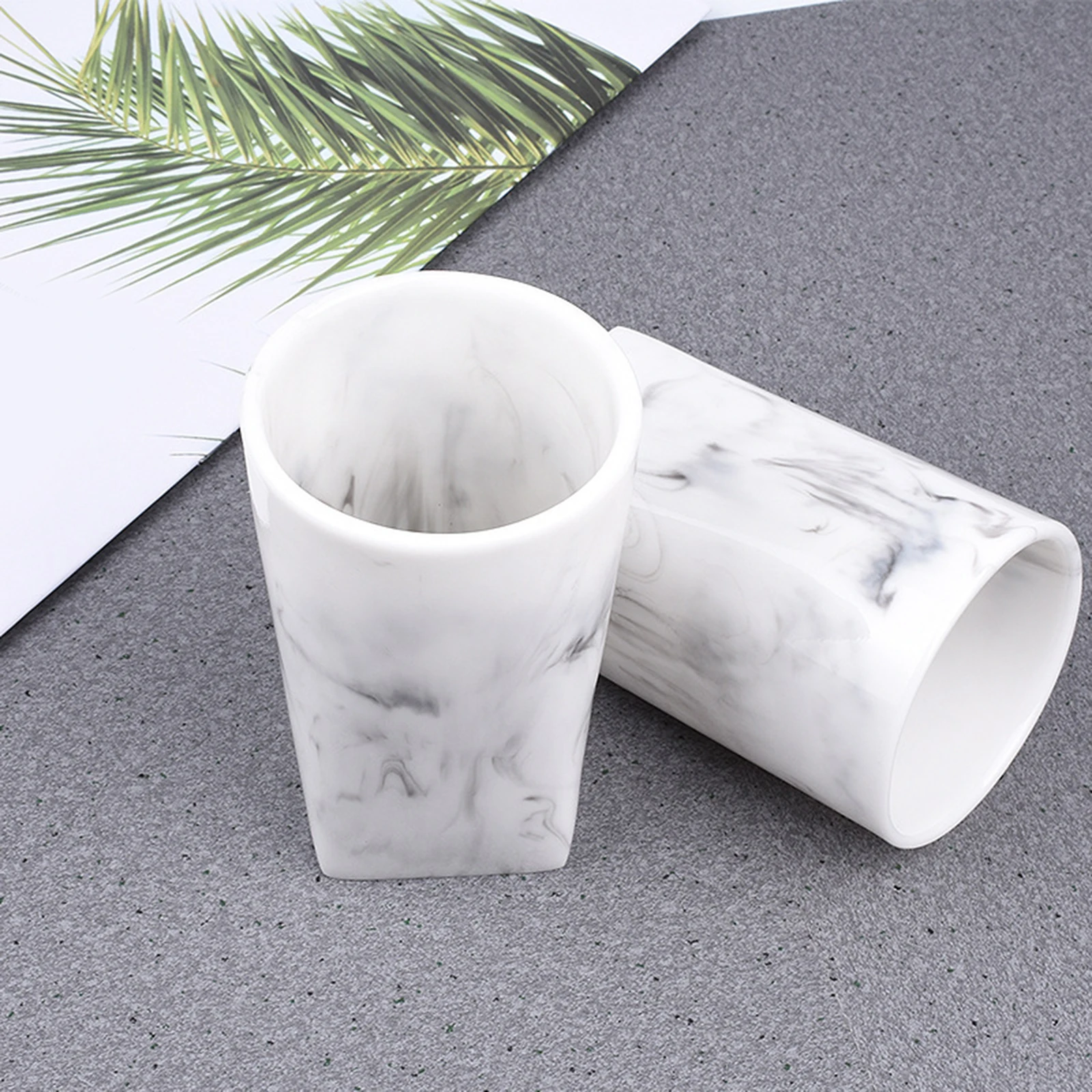 Bathroom Accessories Set Cup Soap Dish Toothbrush Holder Tissue Box  Nordic Natural Resin Dispenser Bottle Bath for Bathroom