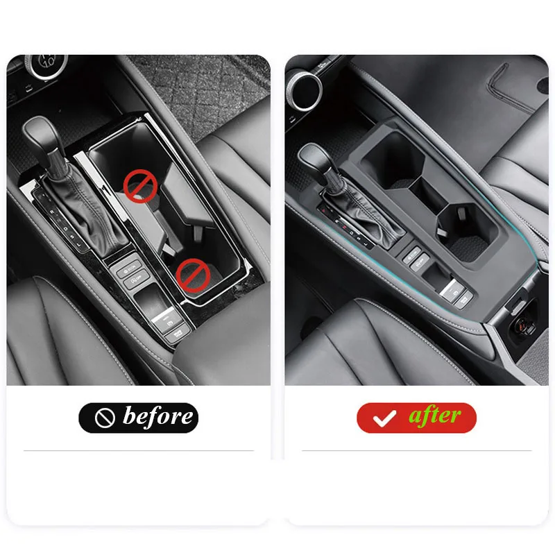 Cocok untuk Honda Accord 2023 2024 11-silikon tikar tahan air Gear Shift Panel cangkir air bingkai semua termasuk antigores Pad