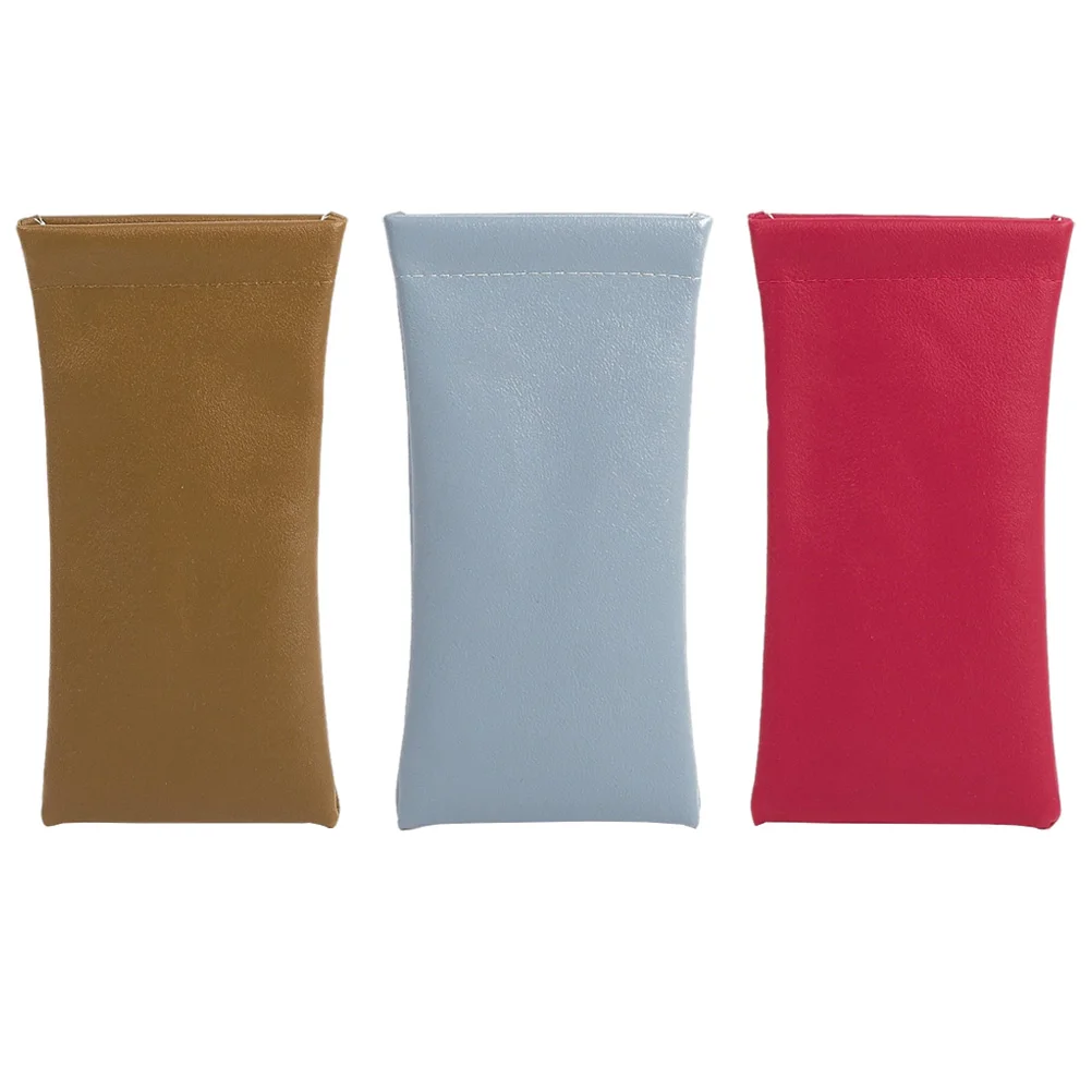 

3 Pcs Glasses Case Bag Storage Novel Style Sunglasses Organizer Pouch Stylish Holder Miss