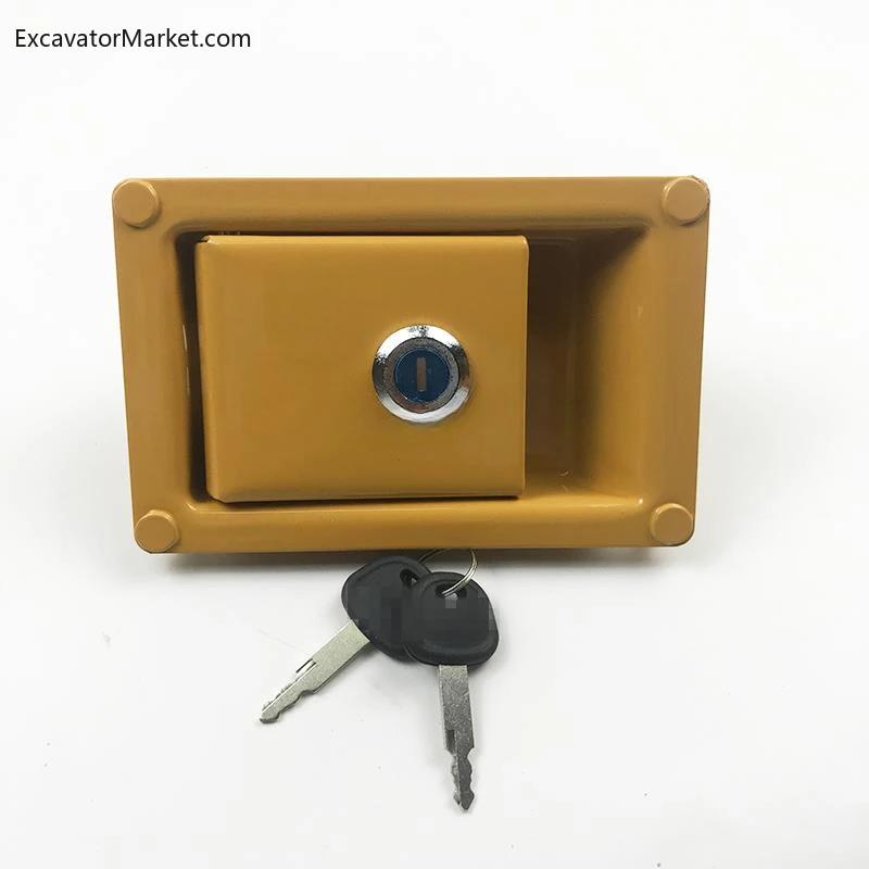 For excavator accessories Hyundai R150-215-220-265-225-7-9 side door lock side door lock hydraulic pump toolbox lock