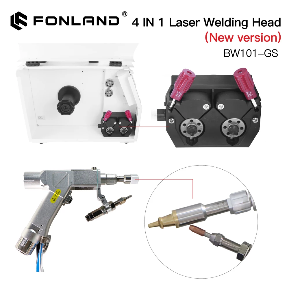 Fonland 1064nm RayTools BW101-GS Laser Welding Head with Wire Feeder Laser Welding System Set for Fiber Welding Cutting Machine