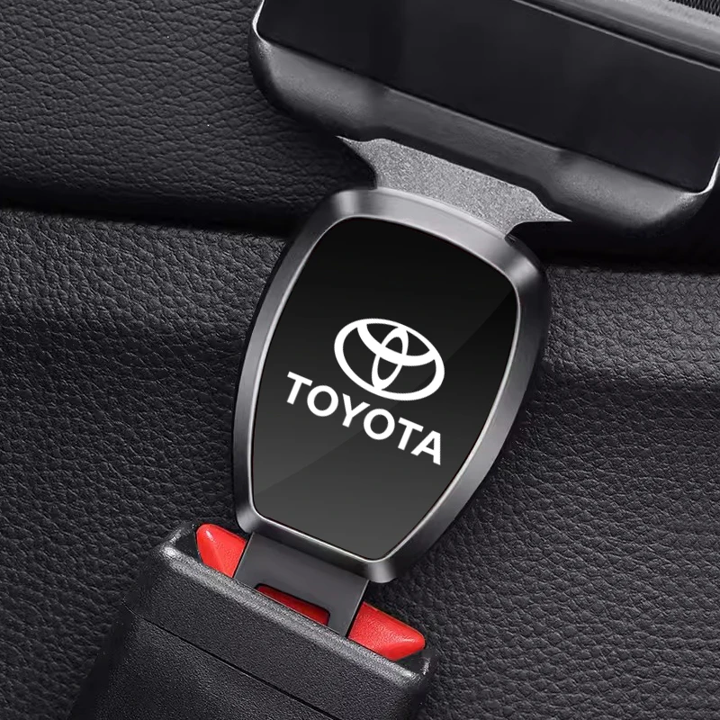 

Car Annual inspection sticker Car seat belt extension plug buckle For Toyota Corolla Camry RAV4 Yaris C-HR Avensis Auris Hilux