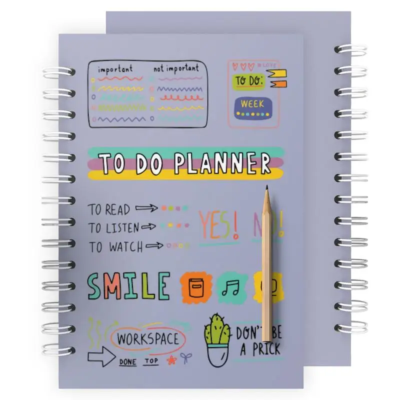 2025 Planer wöchentliche und monatliche Jahres agenda 6x8 Zoll dickes Papier monatlich a5 Planer Kalender Doppel draht bindung flexibel