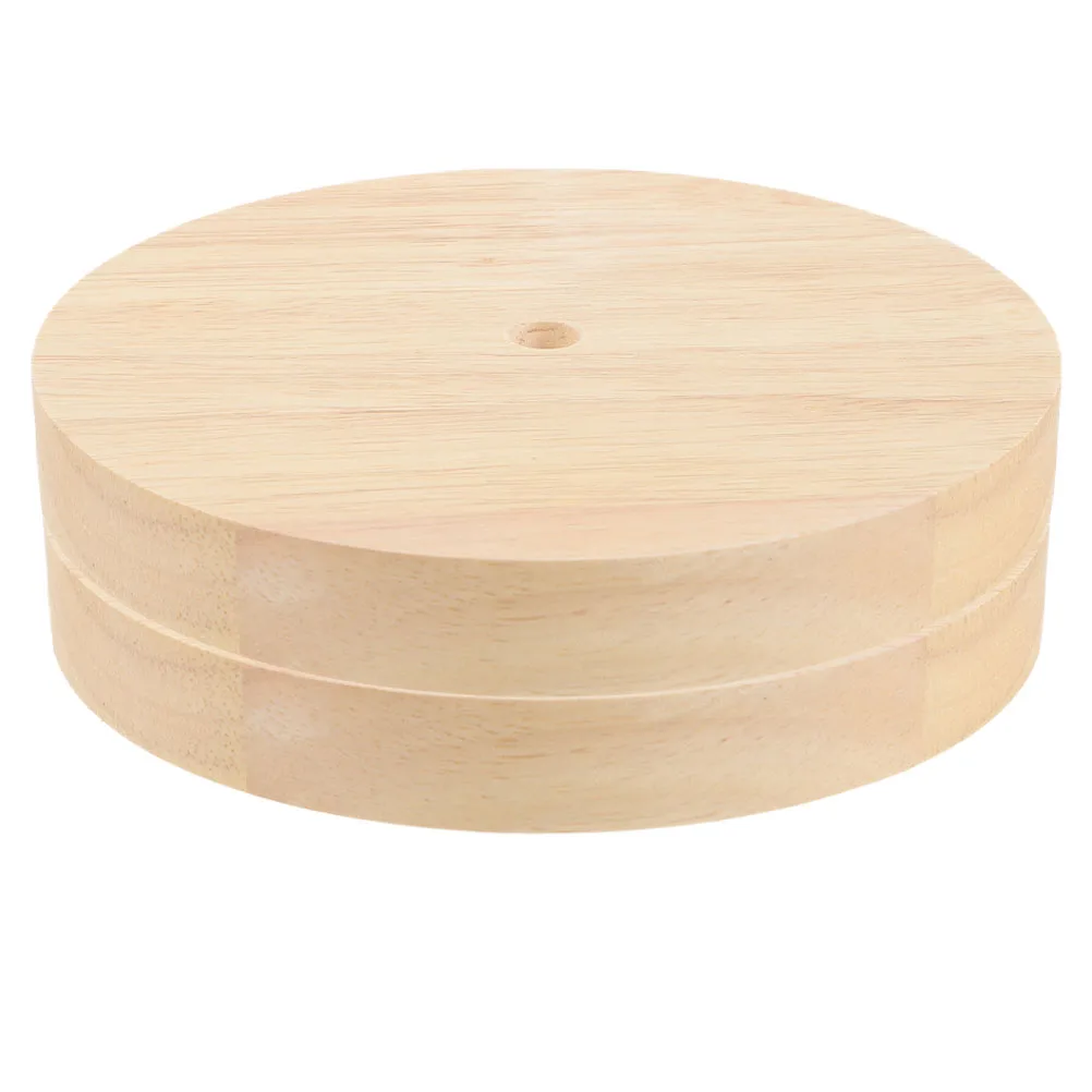 2개입 원목 램프 베이스, 원형 원목 DIY LED 조명 스탠드, 디스플레이 베이스, 침실, 서재, 홈데코, 야간 조명용 LED 디스플레이 스탠드