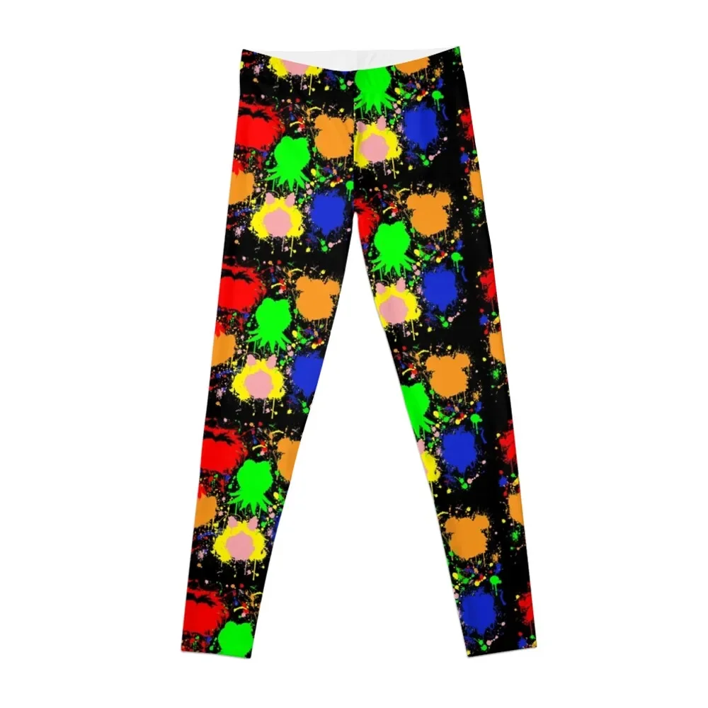 

Muppet Splatter Leggings sportswear for gym legging gym Womens Leggings