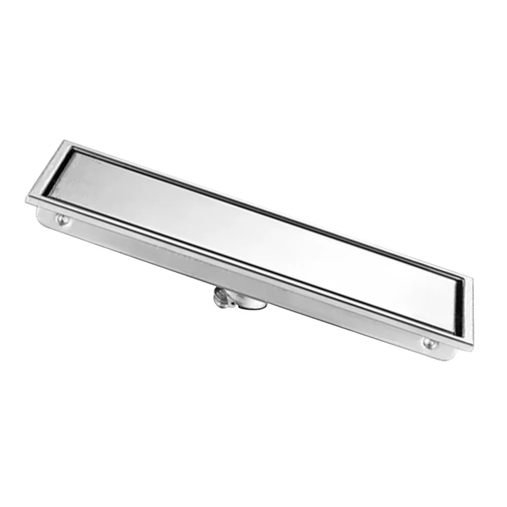 Rectangular Linear Floor Drain SUS304 Stainless Steel Hidden Shower Floor Drain Odor Proof Tile Insert Grille Floor Drain