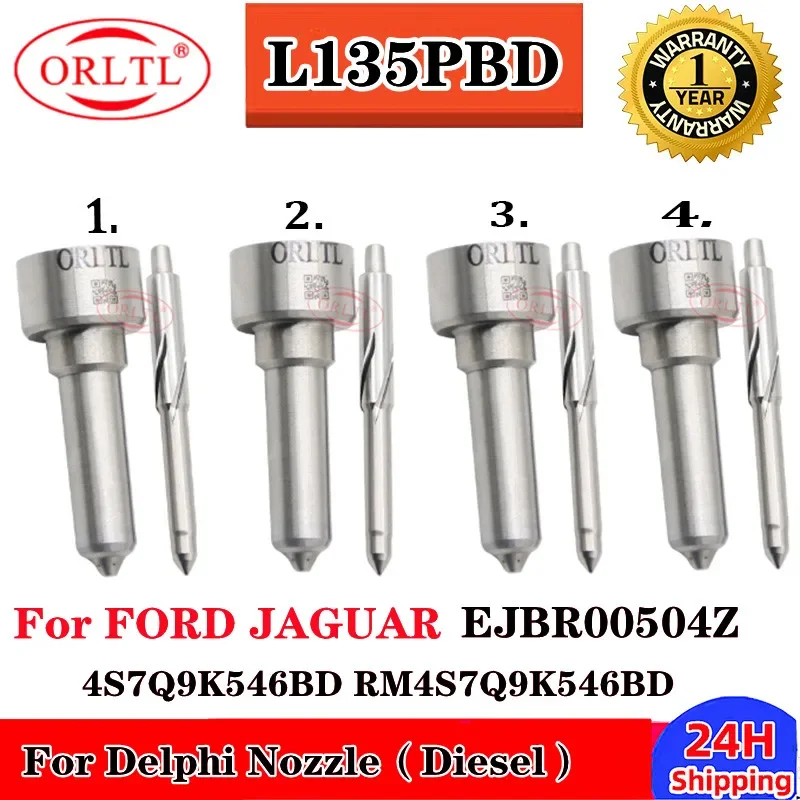 

4PCS For Ford Mondeo 2.0 TDCI Fuel Nozzle L135PBD L135PRD For Ford EJBR00504Z 4S7Q9K546BD RM4S7Q9K546BD
