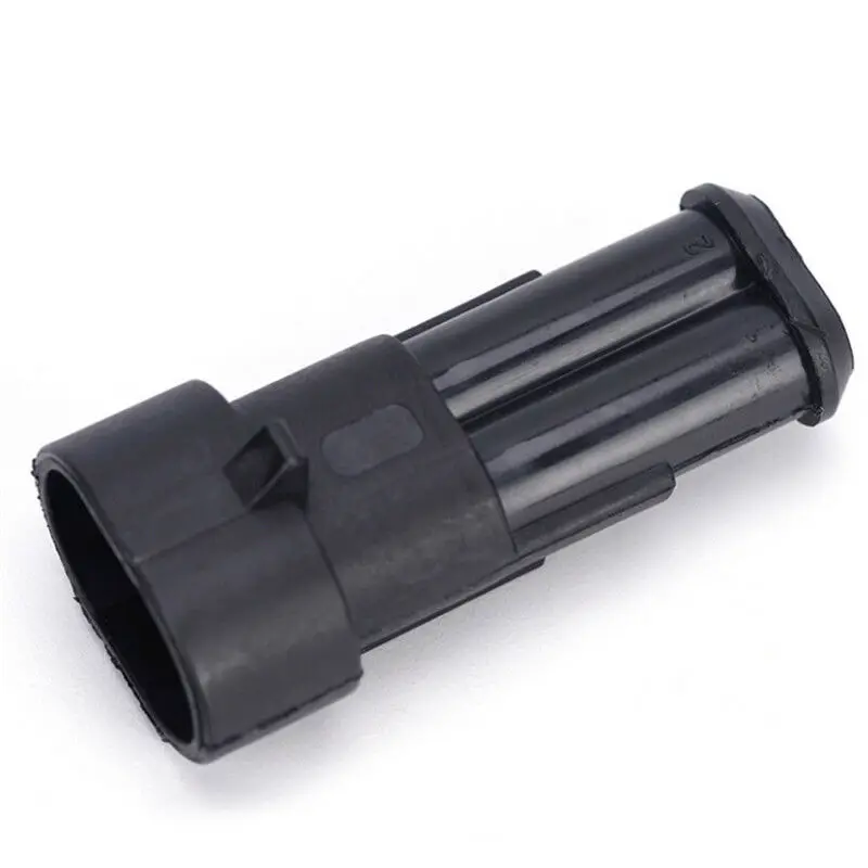 Wire AWG Marine Male female 10A Truck Black Electrical Connectors Accessory 2 pins Waterproof For motorcycle  Wire