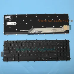 Nowość dla Dell G3 3590 G3-3579 3779 G5 5587 G7 7588 G3 15 3579 G3 17 3779 łacińska hiszpańska klawiatura biała/czerwona/niebieska podświetlana