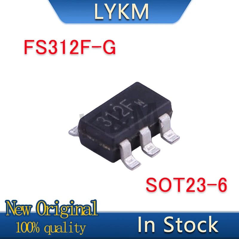 20-100/PCS New Original FS312F-G 312F SOT23-6 Single lithium-ion/polymer battery protection chip  In Stock